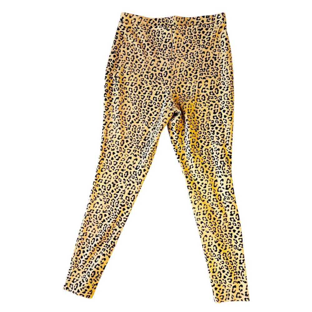 Chicos Brigitte So Slimming Leopard Print Pants Womens‎ 1R US 8 Small Tan Black - Picture 6 of 6
